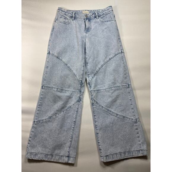 PacSun Denim - PacSun Women's Low Rise Baggy Light Wash Blue Denim Jeans - Size 26 (28x28.5)